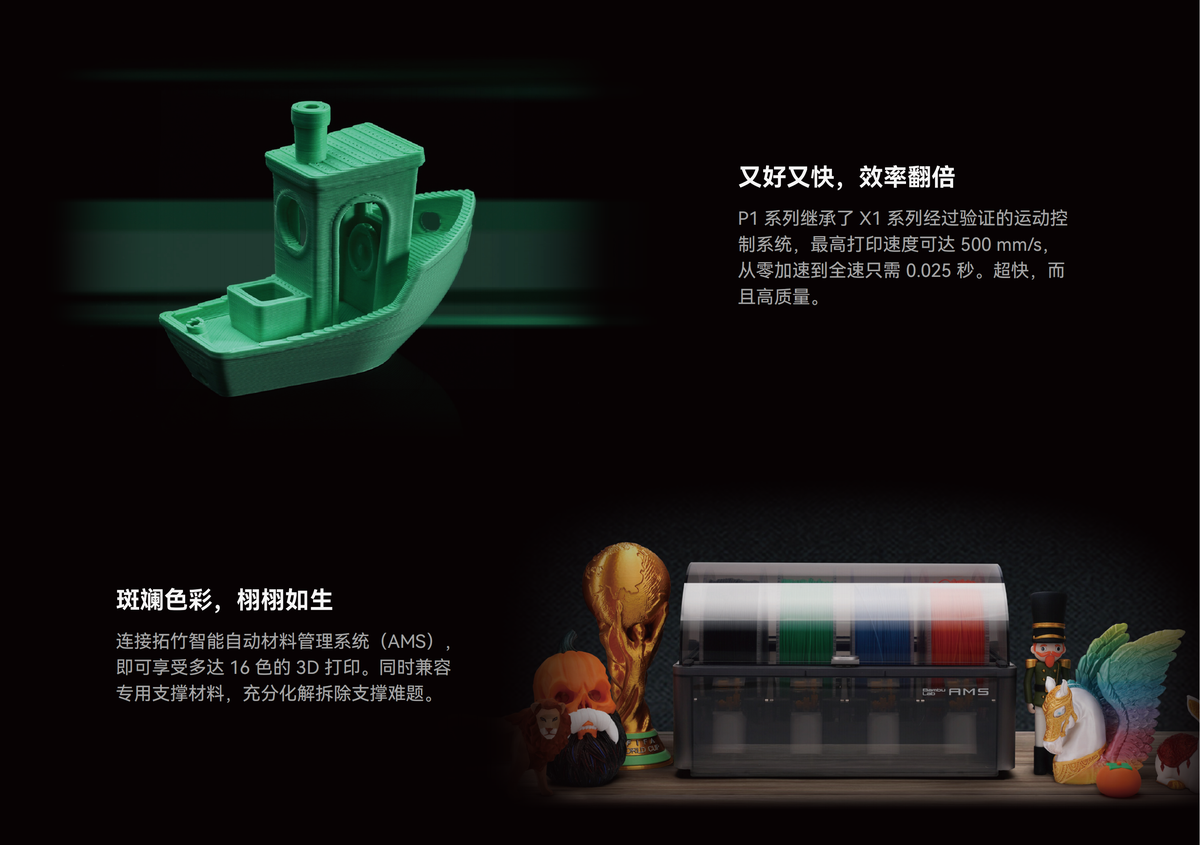 拓竹 P1 系列 3D 打印机（3）