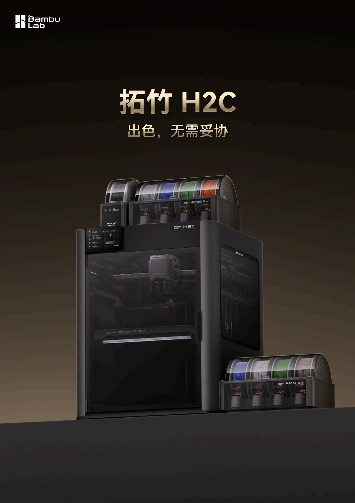 拓竹 H2C 系列3D打印机（1）