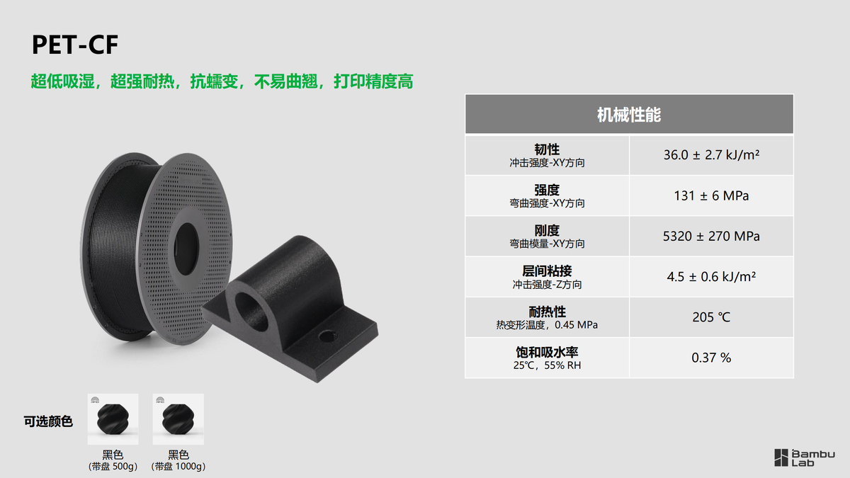 拓竹 性能耗材 技术参数（7）