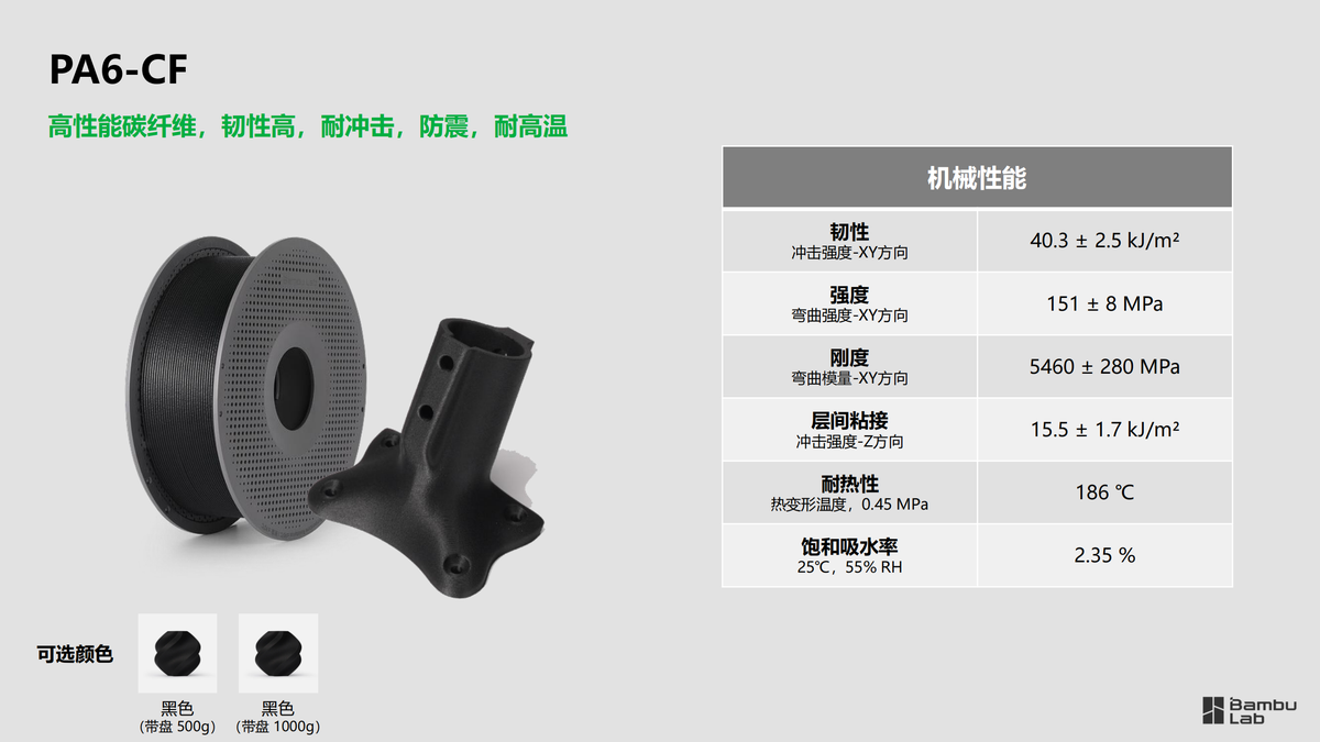 拓竹 性能耗材 技术参数（4）